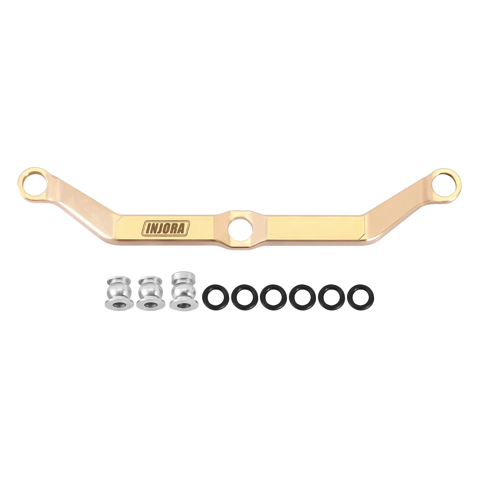 INJORA 12g Messing-Lenkgestänge für 1/18 RC Crawler TRX4M Upgrade-Teile (4M-06)