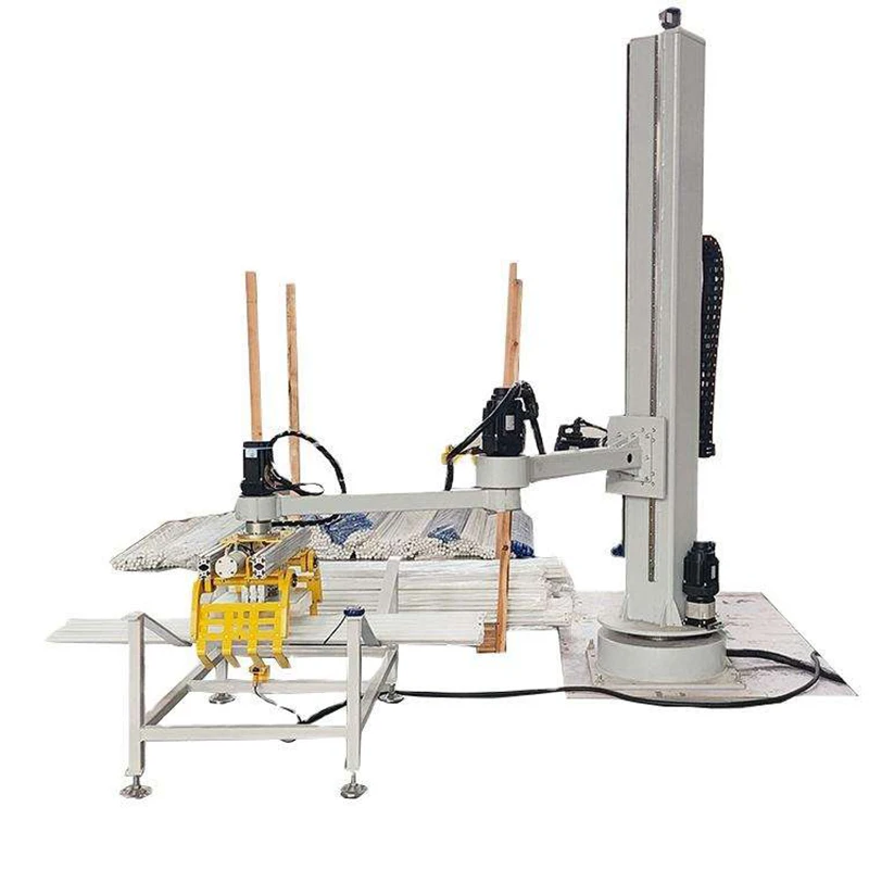 Automatic Column Palletizing Robot for Antifreeze Brake Fluid Boxes Stacking Chemical Warehouse Equipment