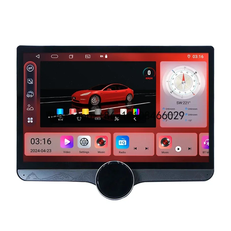 11.8 inch car radio android 2k android car navigation radio auto electronics touch screen radio 4+64G