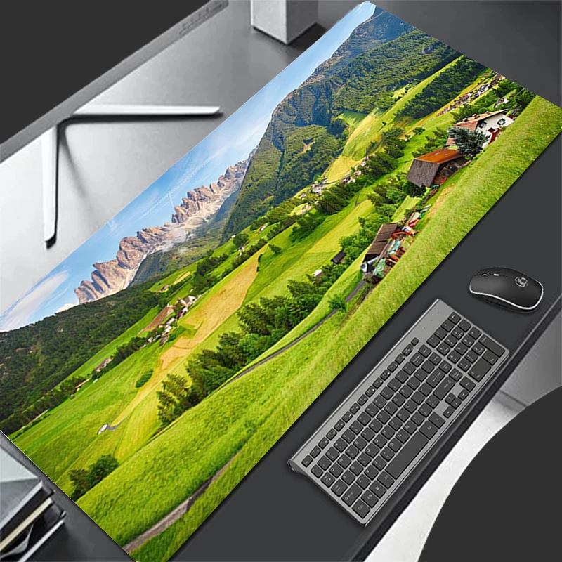

Mouse Pad Beautiful Grassland Gamer Mousepads Big Gaming Mousepad Large Keyboard Mat Desk Pad For Computer Laptop Mouse Pads
