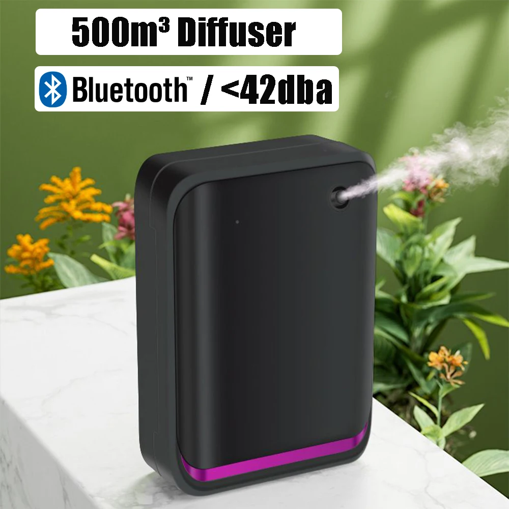 500m3 260ML dyfuzor zapachowy urządzenie do olejków eterycznych Bluetooth elektryczna aromatyczna maszyna do domowej aromaterapii odświeżacz powietrza o niskim poziomie hałasu