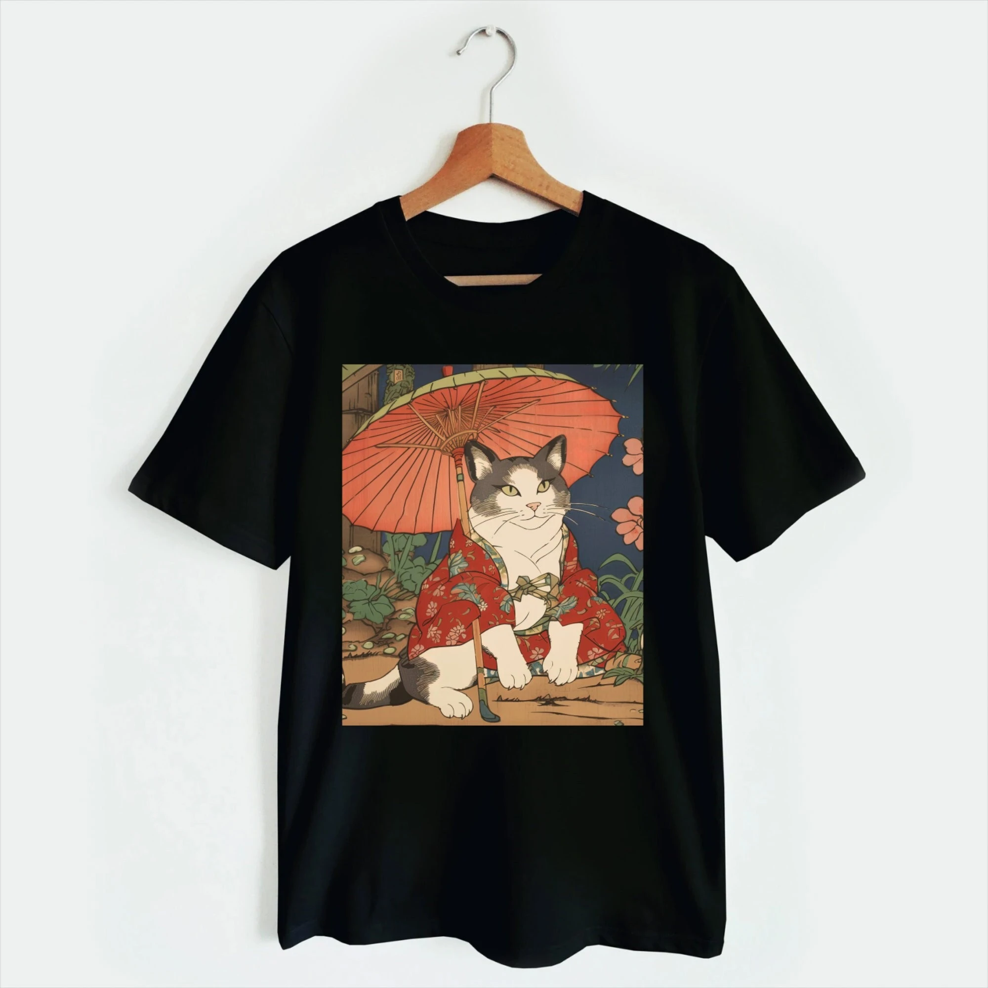 

Art Japonais Graphic Print Summer Luxury Brand Pure Cotton Men's and Women's T-shirt Short Sleeve Trendy Fashion Clothing