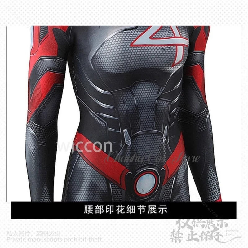 سوزان سو ستورم ريتشاردز أنيمي لعبة المنافسين تأثيري حلي الأسود والأحمر Zentai مثير القوطية بذلة الشرير جيراي كي كوسفسف