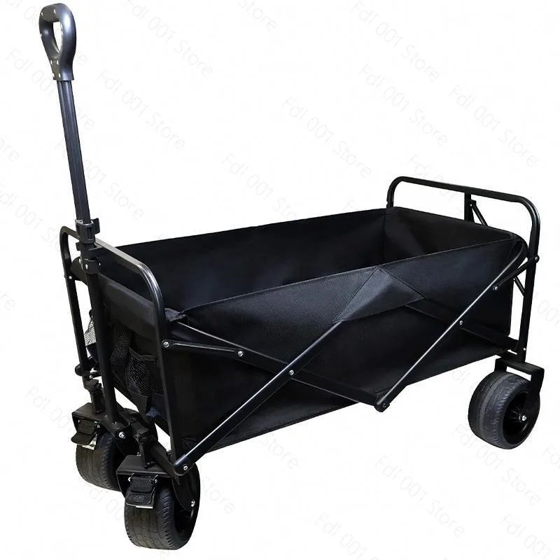 Outdoor camper field camping cart trolley camping foldable trailer portable light trolley