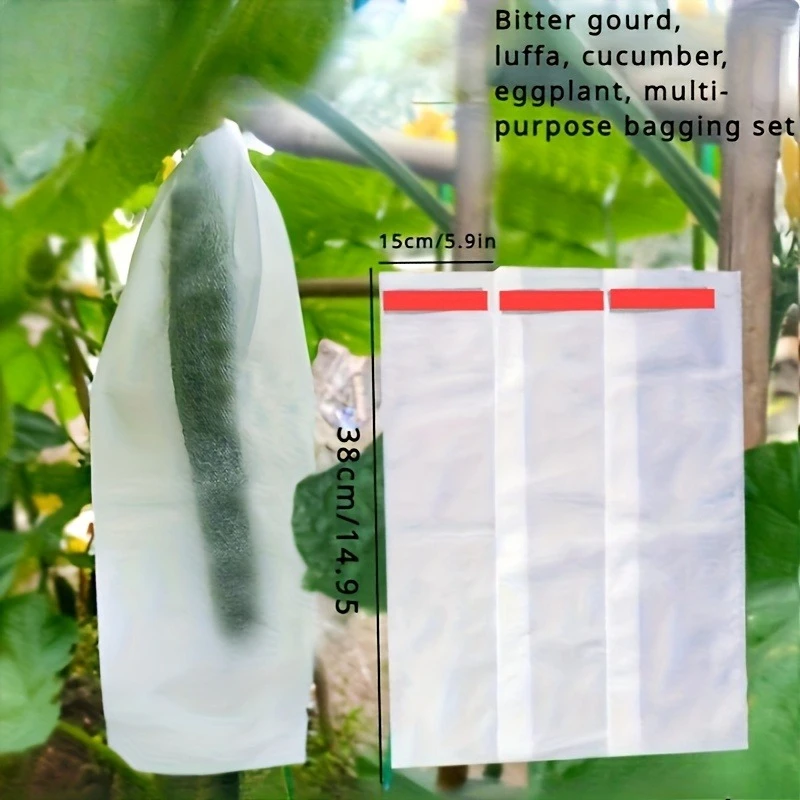 10pcs Fruit Cover Mesh Bag Insect Proof,  Plant Climbing Net, Trellis Netting For Climbing Plants, Planting Supplies & Tools