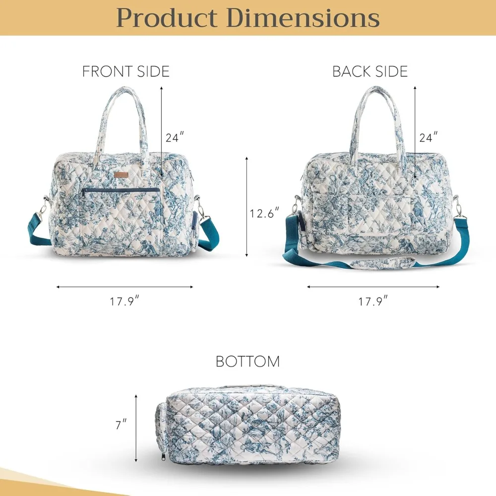 حقيبة نسائية من القماش الخشن مبطنة لعطلة نهاية الأسبوع - أمتعة رياضية ليلية للرجال لهدايا السفر #5