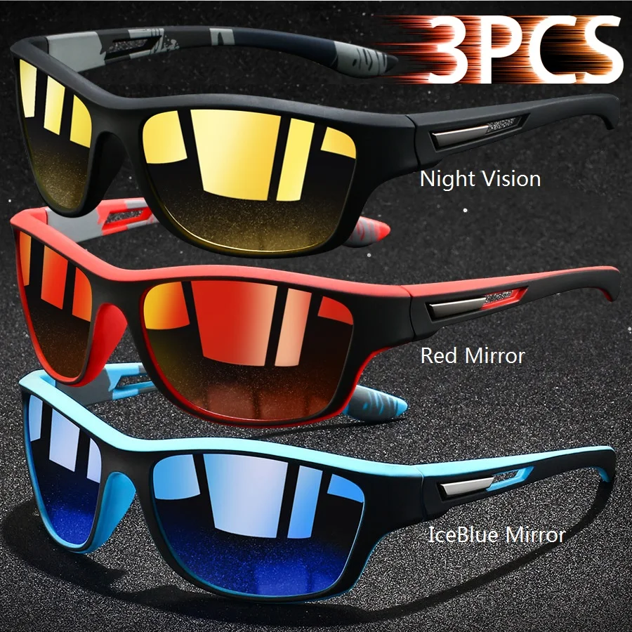 Modische Vintage-Sonnenbrille für Radfahren, Angeln und Sport - Unisex-Sonnenbrille für Laufen, Radfahren und Bergsteigen – Detail 31