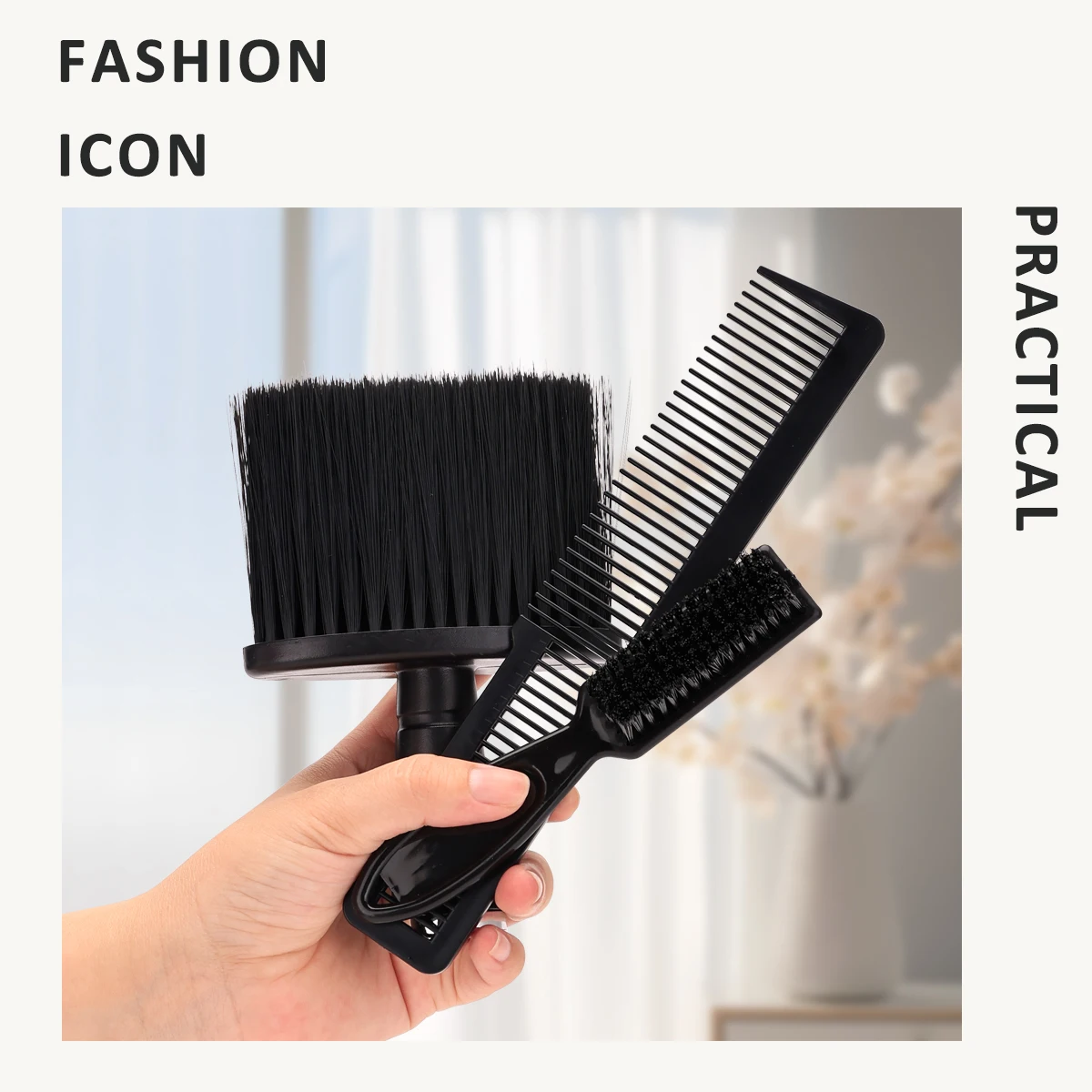 Barber Shop 3 Pcs Dust Removal Brush Set, Multifunctional Neck And Face Cleaning Brushes Professional Hairdressing Styling Tools