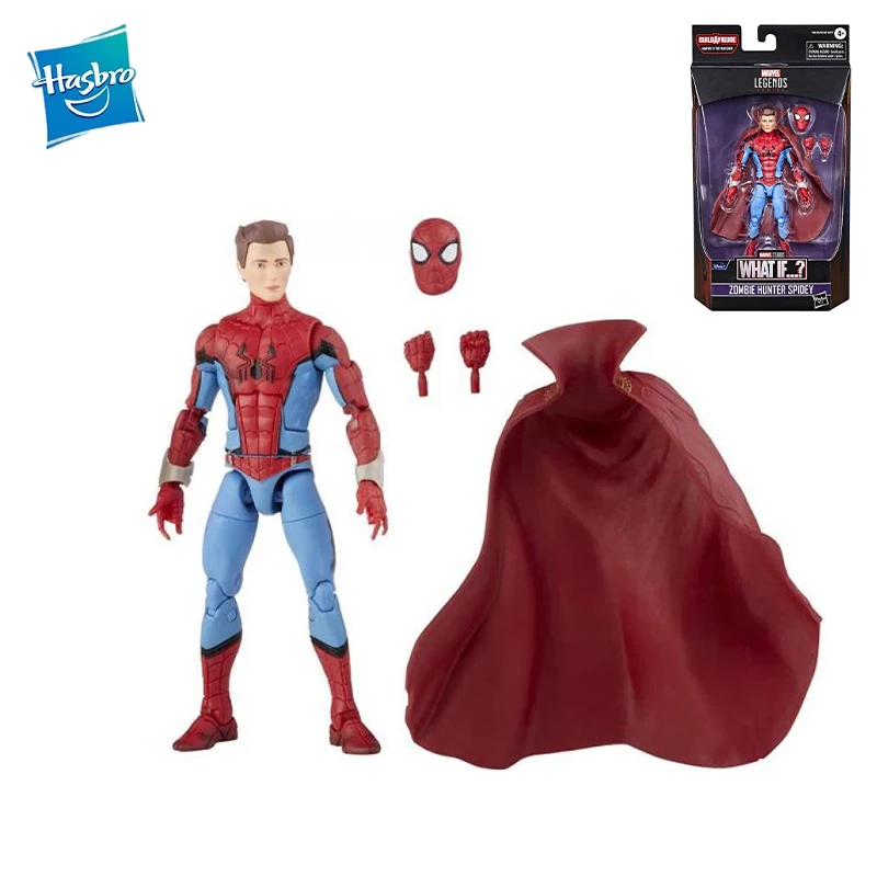 

In Stock Hasbro Marvel Legends The Avengers ZOMBIE HUNTER SPIDEY 6inch PVC Anime Figure Action Figures Model Toys