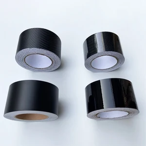 Nhãn dán vinyl bằng sợi carbon, bộ phim đồn trú cửa sổ, con lăn bọc đen sáng bóng, bọc xe màu đen mờ, bảng điều khiển máy tính 8 Cosplay vinyl bán hàng chính - 5