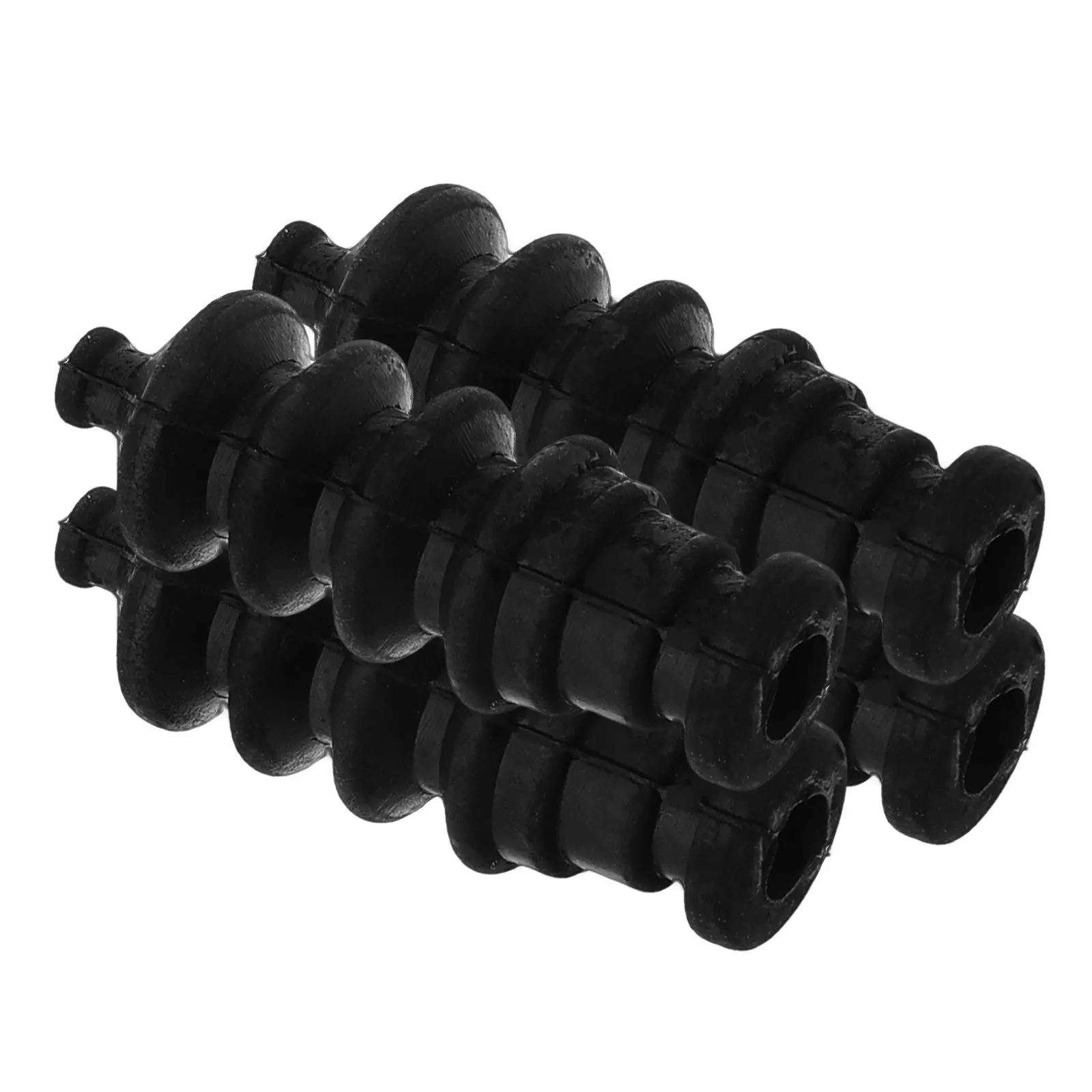 4 Pcs Accordion Rod Cover 38mm Boat Bellow Waterproof Rubber Seal for Pull Push