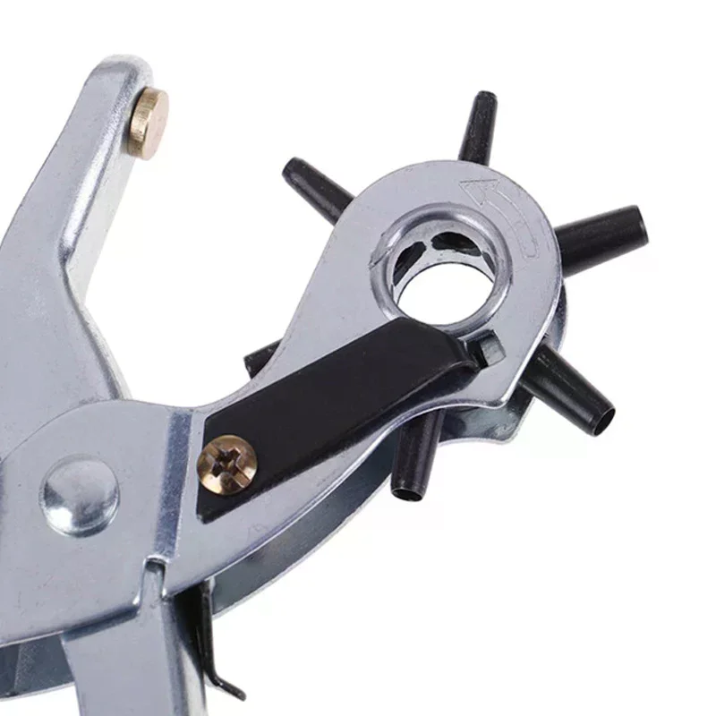 Multifunction Punch Pliers Round Hole Oval Hole DIY Tool Watchband Strap Household Leathercraft Leather Belt Hole Punch Plier