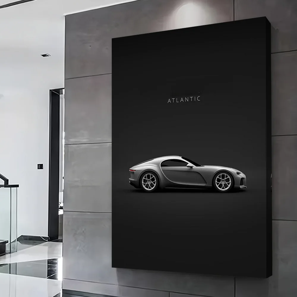 Sports Atlantic (concept Car) Printing Poster Custom Pictures Wall Art Canvas Painting Gift for Modern Home Decoration Ornaments