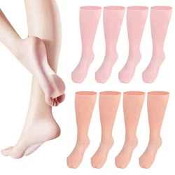 1 Pair Silicone Gel Socks Foot Skin Care SEBS Moisturizing Silicone Gel Elasticity Socks