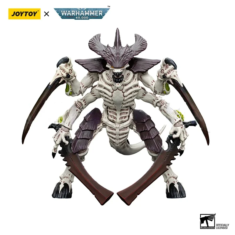 

JOYTOY 1/18 Action Figure 40K Tyranids Hive Fleet Leviathan Tyranid Warrior with Boneswords 2 Anime Model Toy