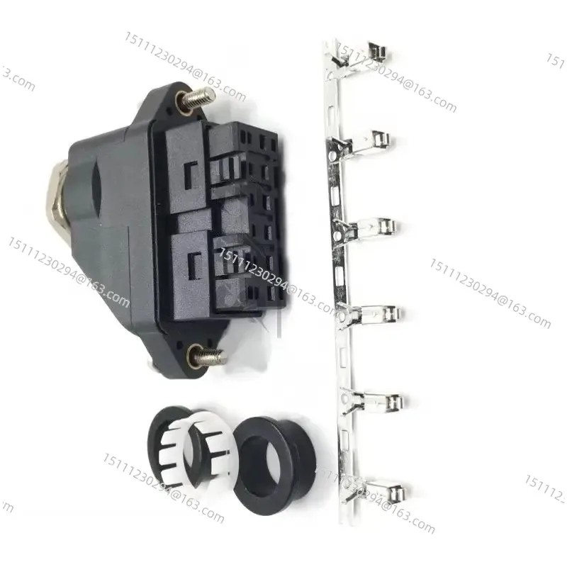 6-Pin Straight Head Connector A06B-6114-K220/S - Small Power Cable for Fanuc CNC & Servo Systems, Durable Replacement