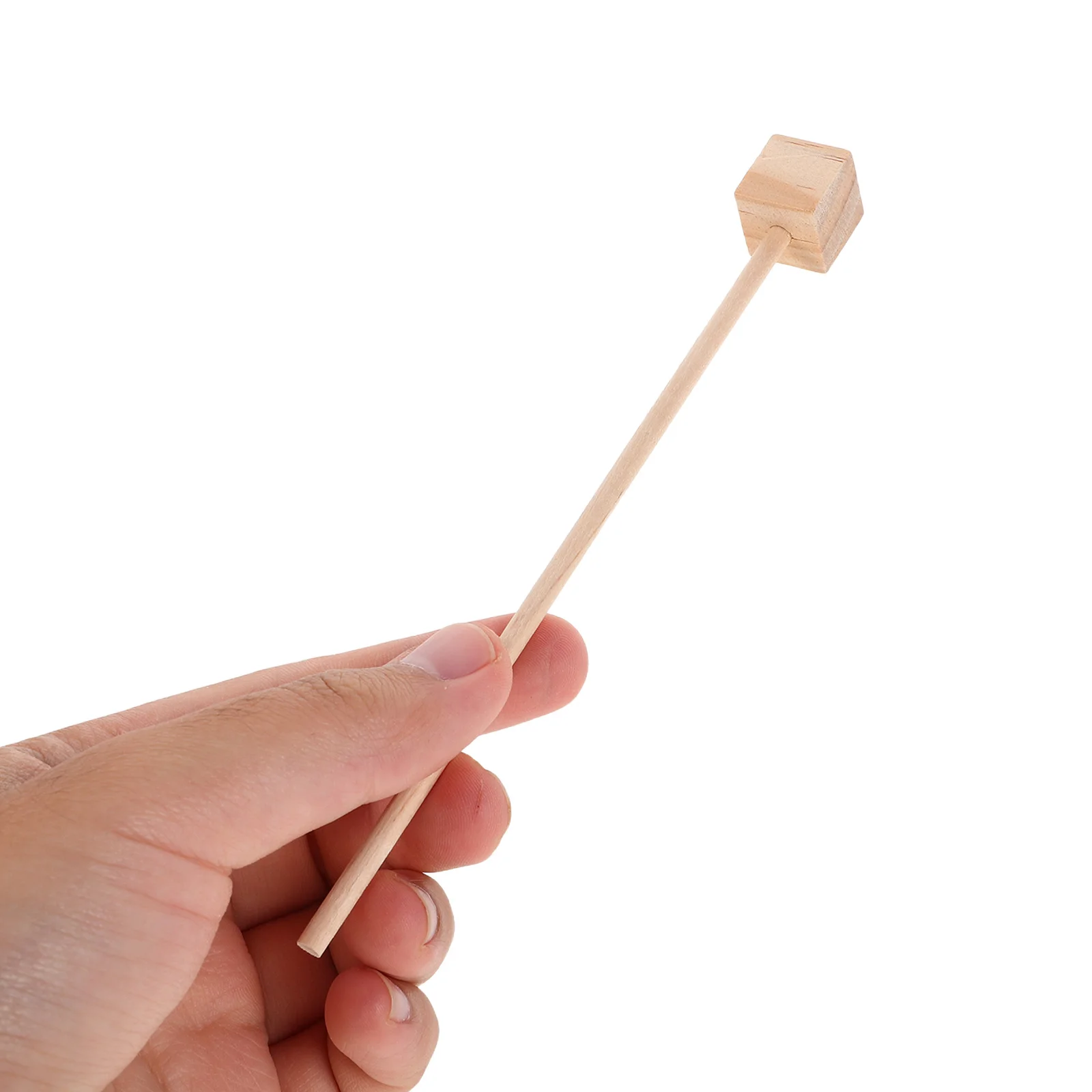 100Pcs Creative Interlocking Puzzle Set DIY Craft Kit Wooden Dowels Block Base Stem Educational Handcraft Material