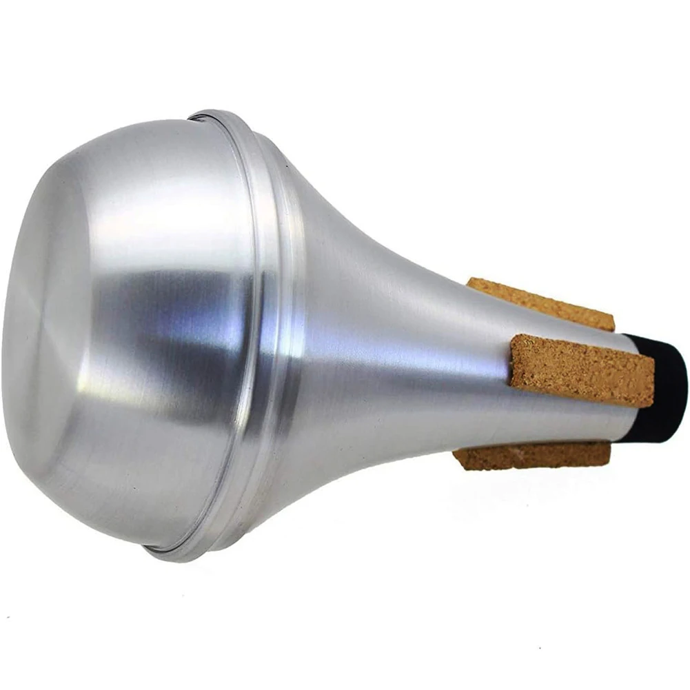 Trumpet Silencer with Cork Reduces Volume By 60-70Percent Straight Practice Mute Lightweight Trumpet Mute for Jazz and Classic