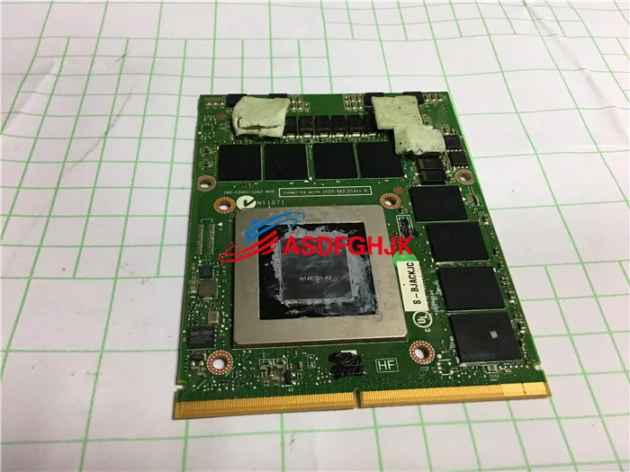 Original FOR Clevo P151EM1 P170EM Graphics board GeForce Q4000 6-77-P17EL-0A0  Fully tested