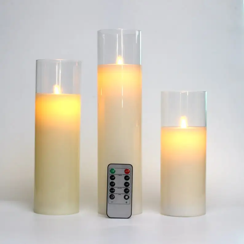LED Candles with Remote Control Cycling Timer 8