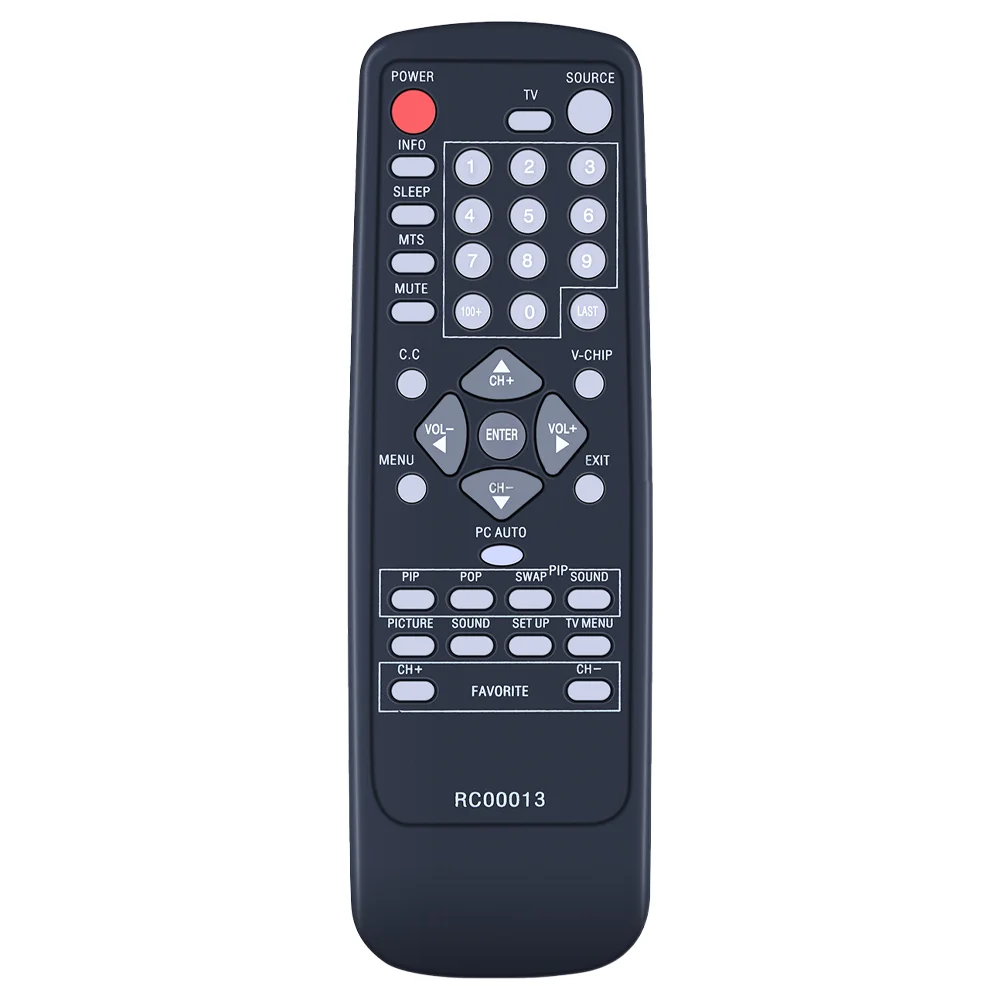 Replacement RC00013 Remote Control Compatible with ViewSonic LCD TV N2750 N2750W