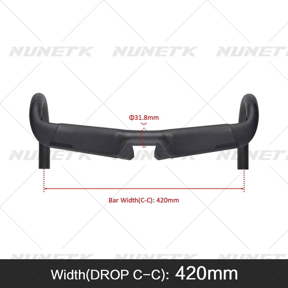 Aerofly II Full Carbon Road Handlebar Matte Black Handlebar