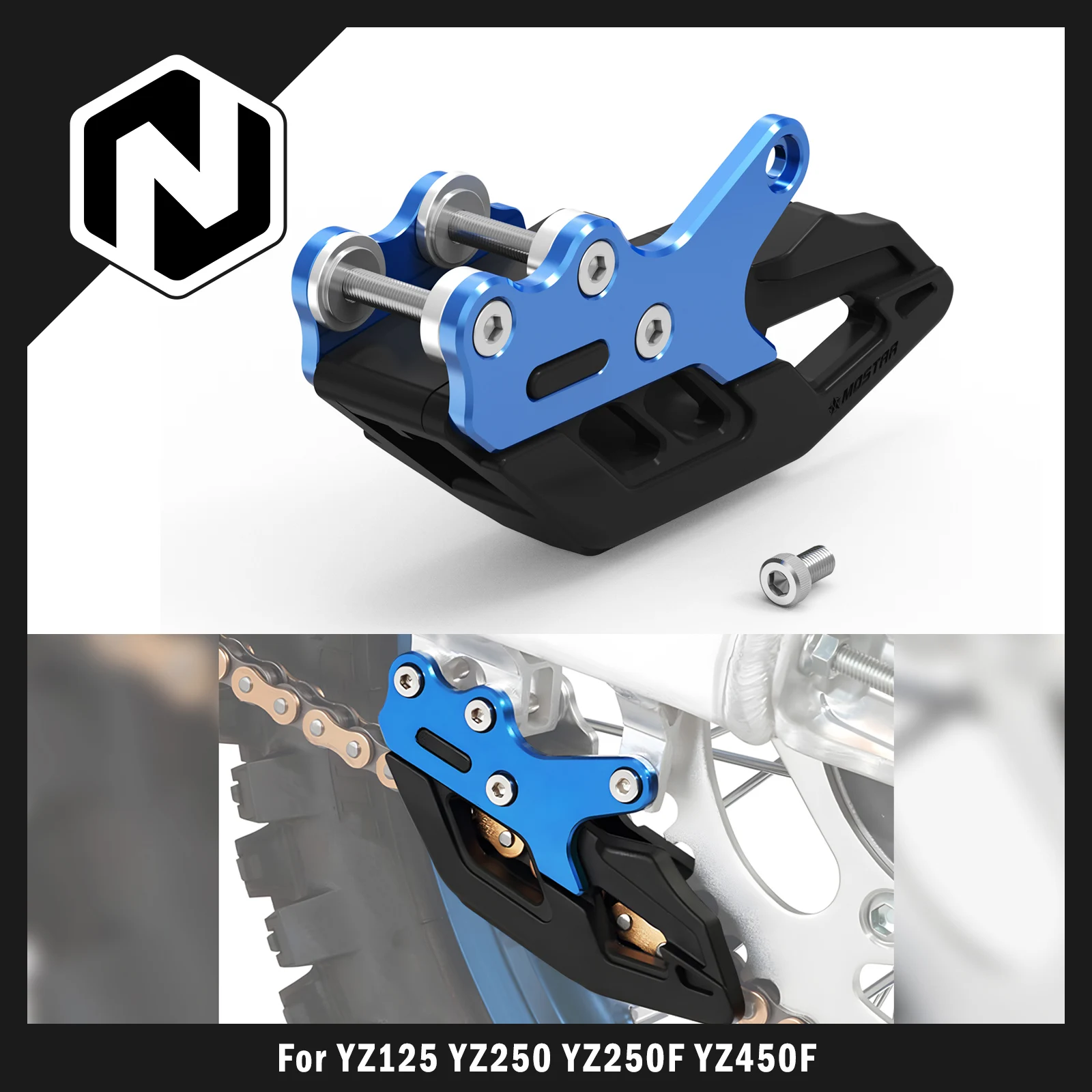 

NICECNC For Yamaha YZ125 YZ250 2008-2022 YZ250F YZ450F WR250F WR450F 2007-2022 YZ125X YZ250X YZ 250FX YZ450FX Chain Guide Guard