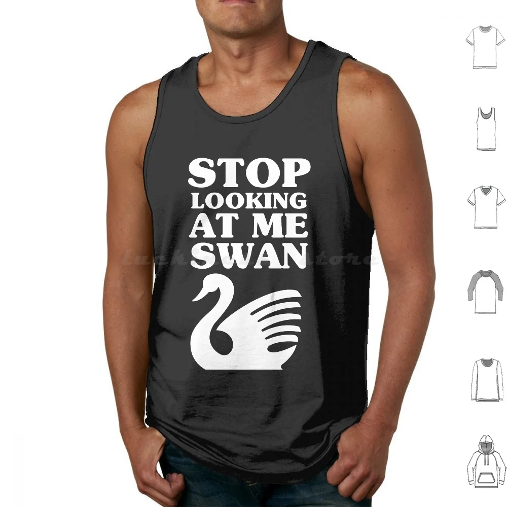 Swan Tank Tops Vest Sleeveless Best Funny Humorous Funny Saying Funny Slogan Billy Madison Funny Billy Madison Quote Movie