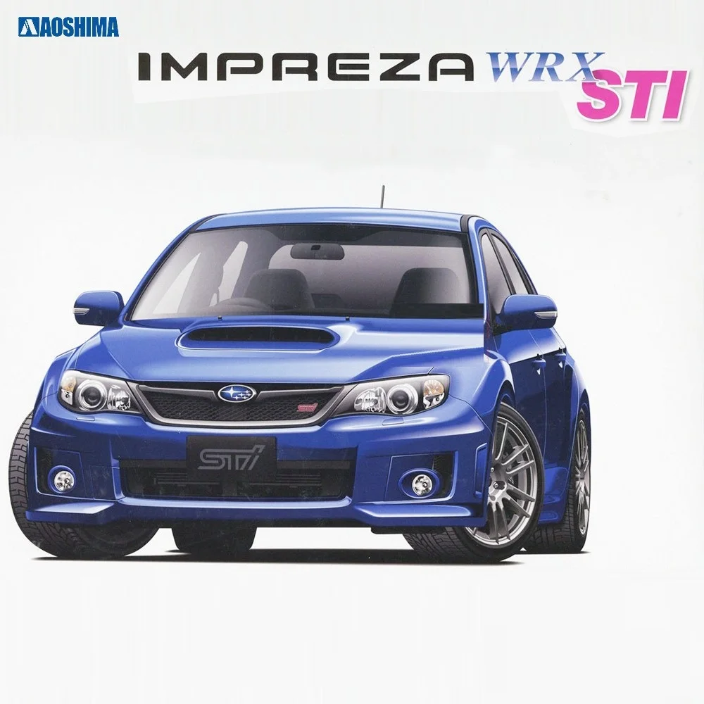 

Prefabricated assembly model Aoshima-05834 1/24 Subaru Impreza WRX STI car model kit