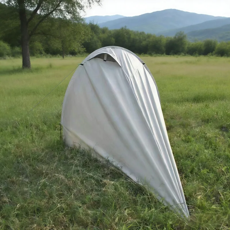 

Military Ultralight One Person Tent Waterproof Windproof Lightweight for Outdoor Adventure Survival