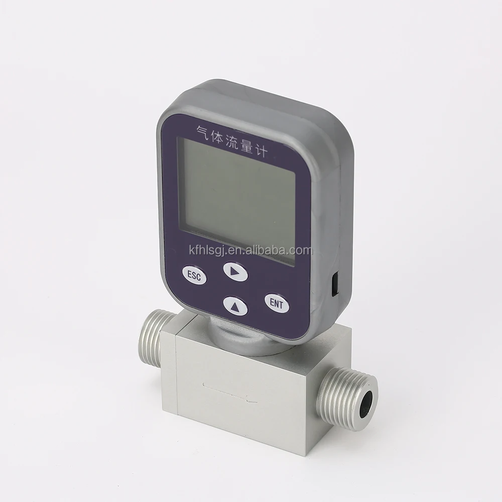 Mems Dn10 Thermal Gas Mass Micro Flow Meter Nitrogen Oxygen Carbon Dioxide Natural Gas Diameter Thermal Mass Flow Meter