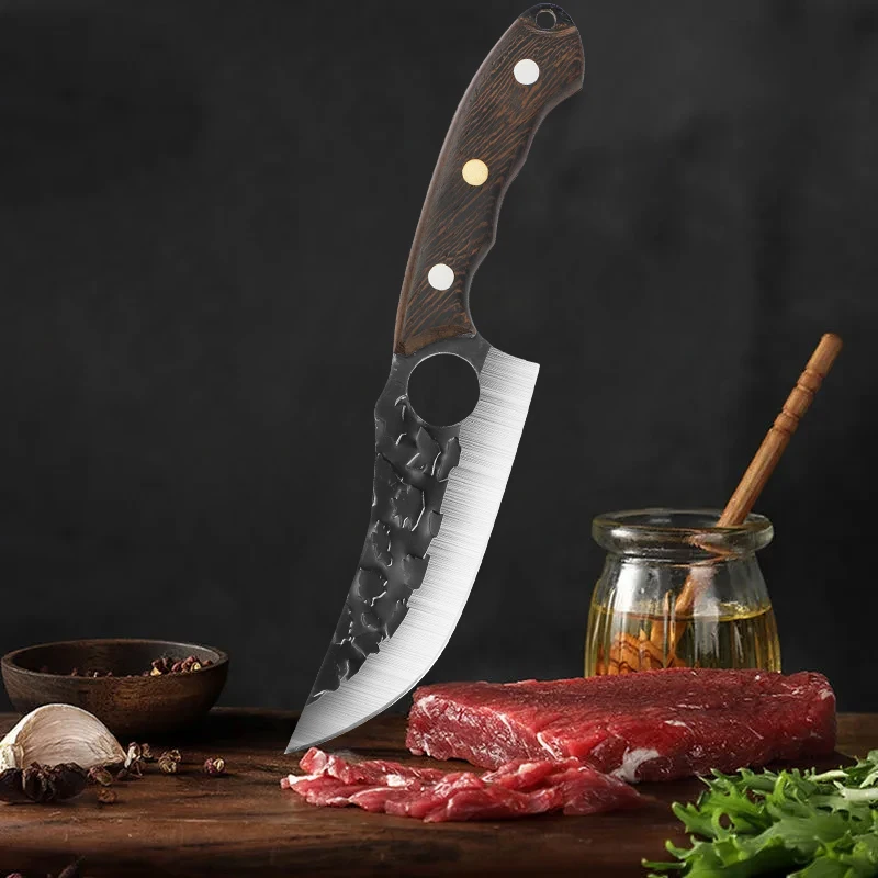 

Stainless Steel Sharp Meat Cleaver Forged Boning Knife Household Vegetable Slicing Knife Professional Knife Kitchen Cooking