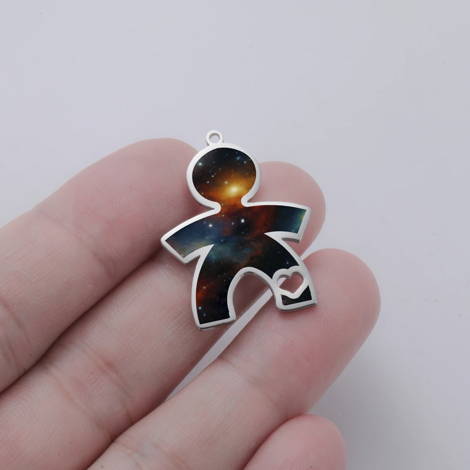 

Kkjoy Color Printed Paper Figurine Love Pendant Customizable Baby Growth Couple Photos Cute Moments Children Couples Sweet Love