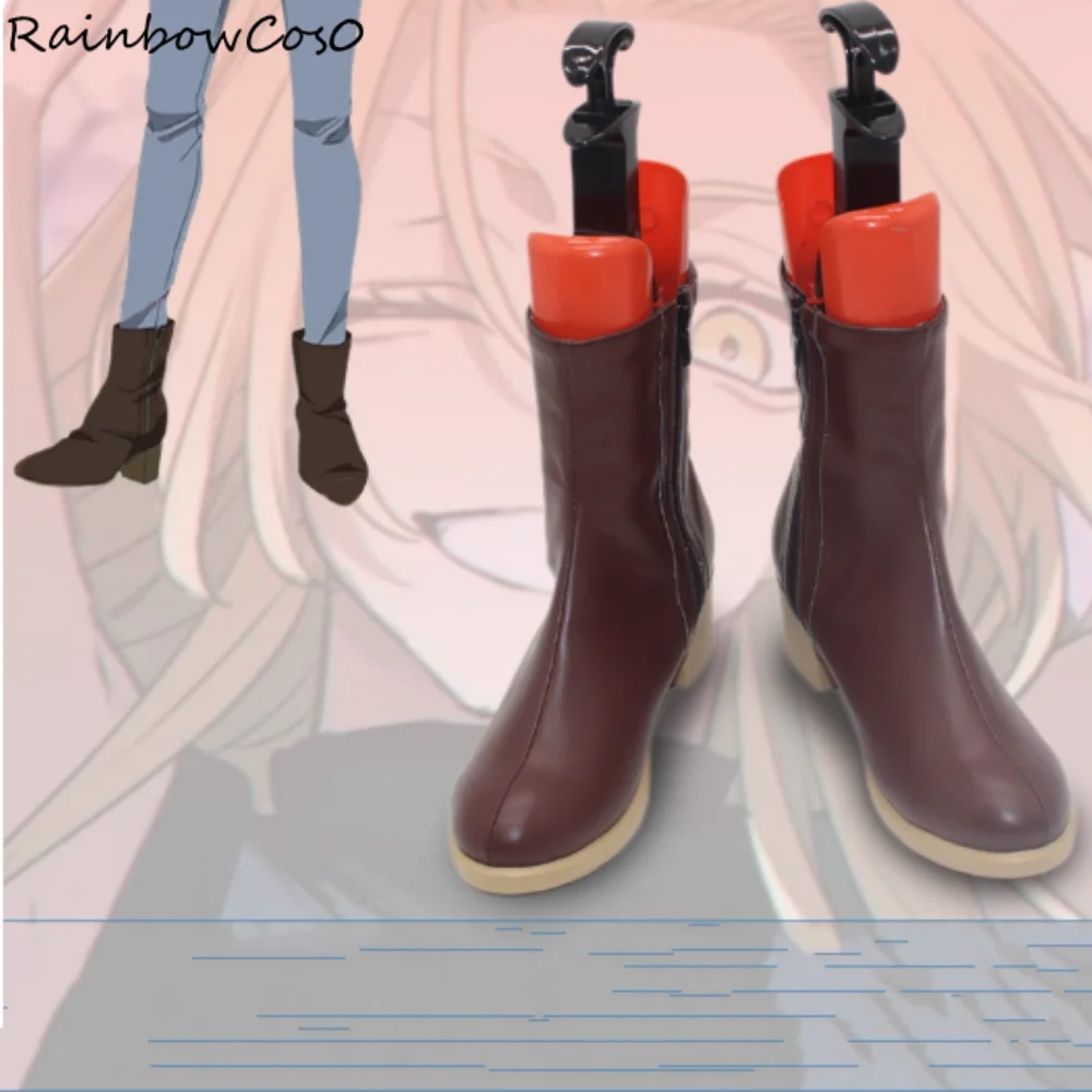 

Цукумо Юки Обувь для косплея Сапоги Игра Аниме Вечеринка Хэллоуин RainbowCos0 W5281