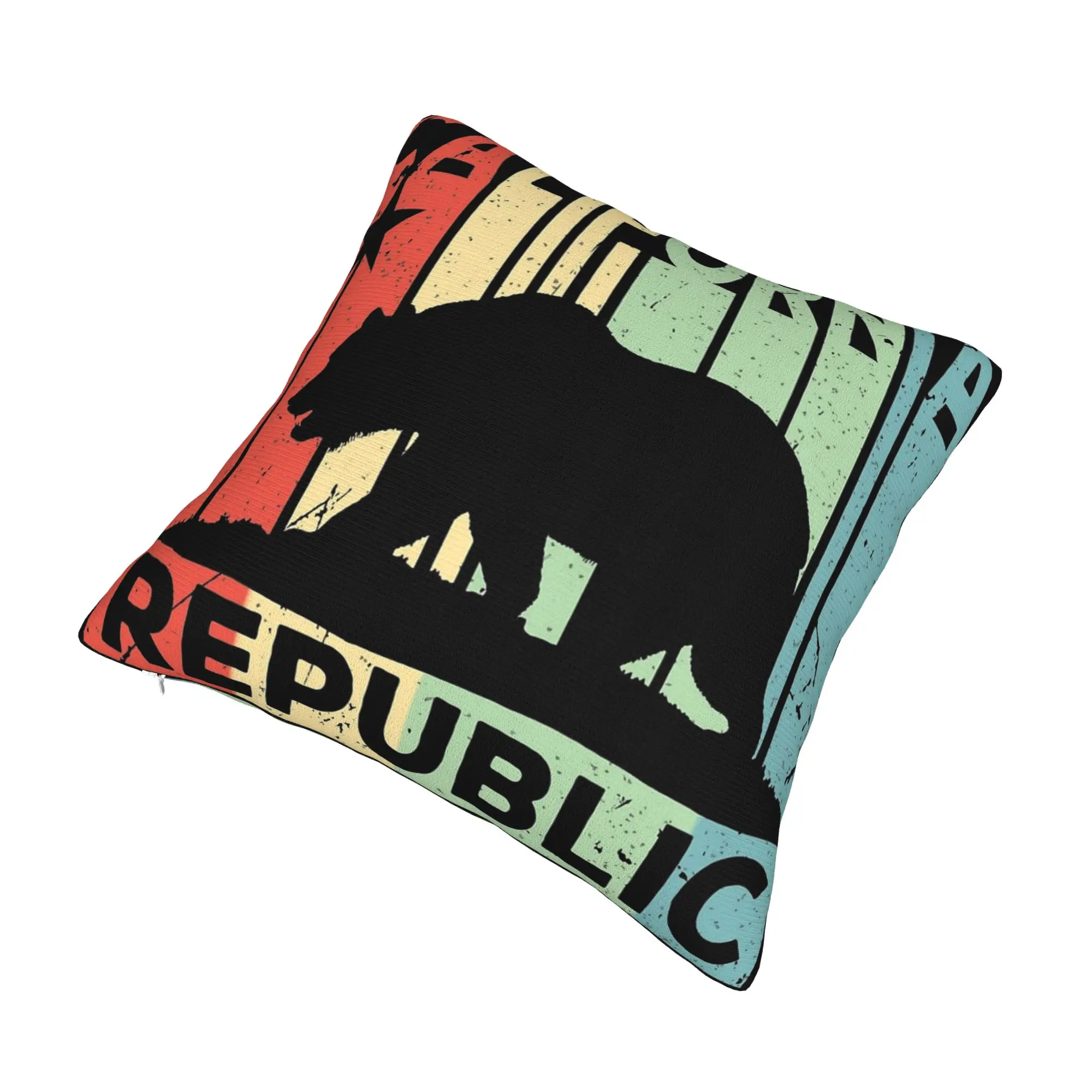 Republic California Pillowcase Merchandise Printed Cushion Cover Gift  Throw Pillow Case Cover Home Multi-Size