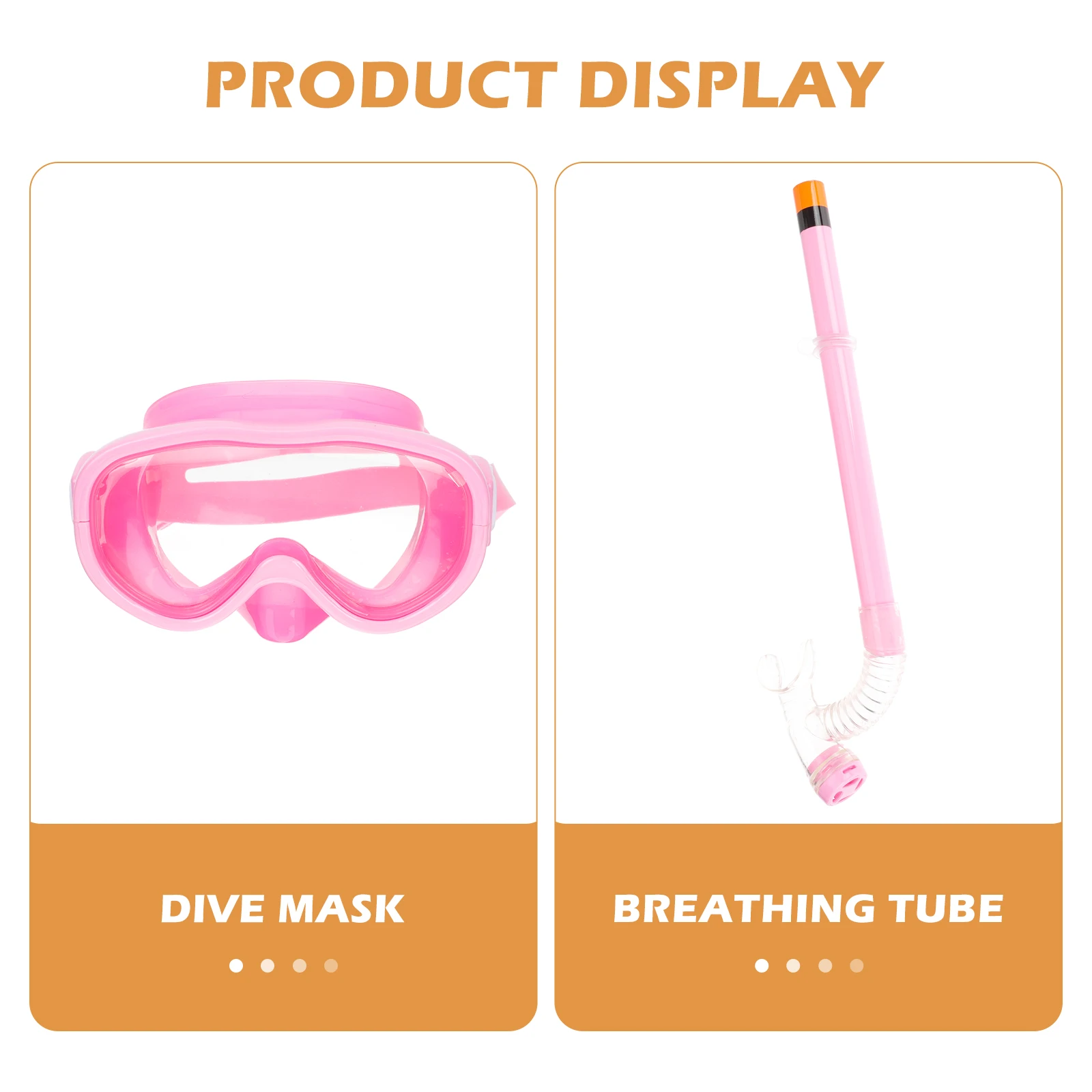 

Snorkeling Gear for Kids Kids Diving Mask Set Children Scuba Mask Premium ABS Silicone Fog Adjustable Headband
