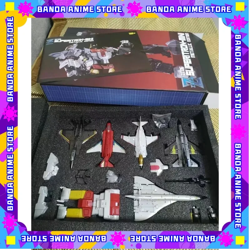 

in Stock Transformation ZETA Toys ZC06 ZC-06 Superion Silverbolt Slingshot Skydive Airraid Fireflight Small Proportion Full Set