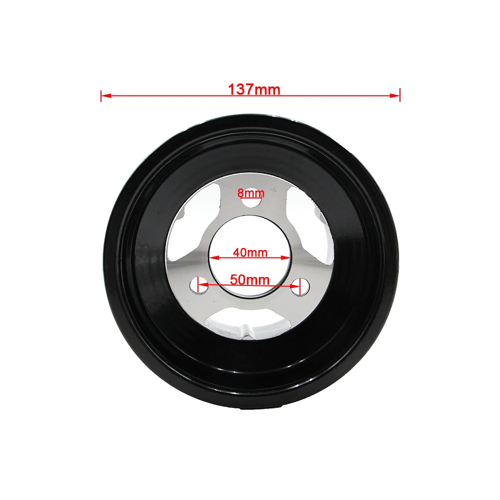 5 Inch Go Kart Rims 11x7.10-5 10x4.50-5 Aluminum Alloy Front and Rear Wheel Hub for Drift Car Go Karting Racing Track Racer