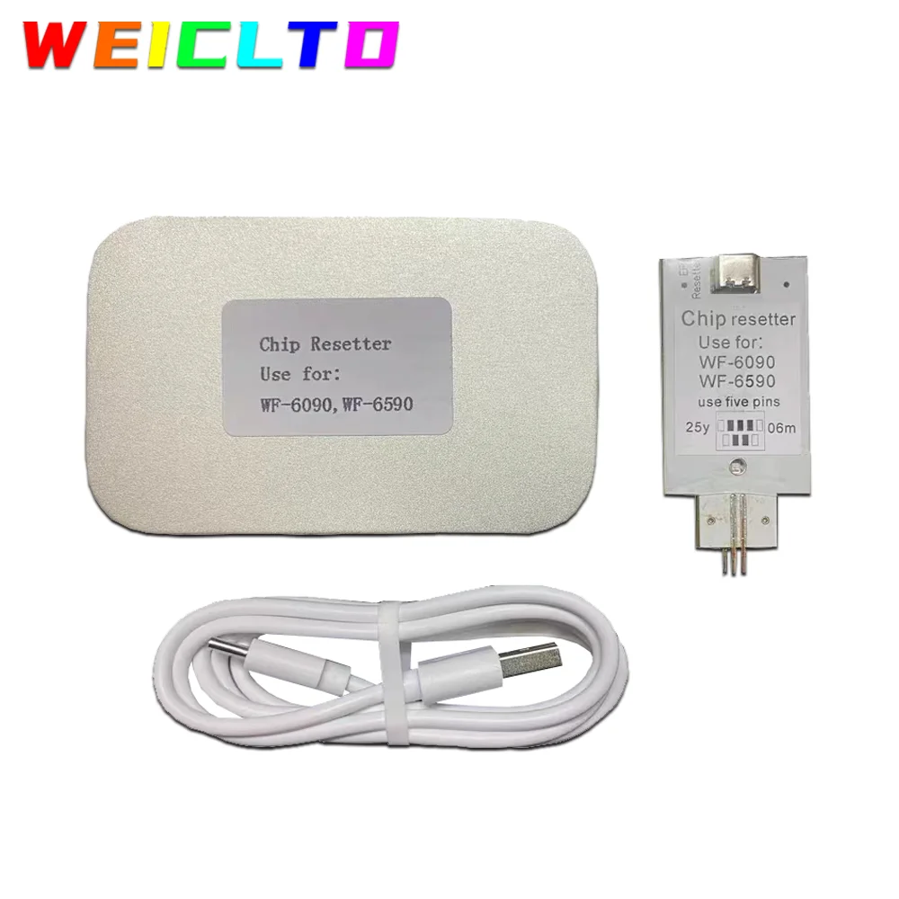 Reiniciador de Chip de cartucho de tinta EUR T9071-T9074 T9081-T9084 para impresora Epson Workforce Pro WF-6590 WF-6090 WF6590 WF6090