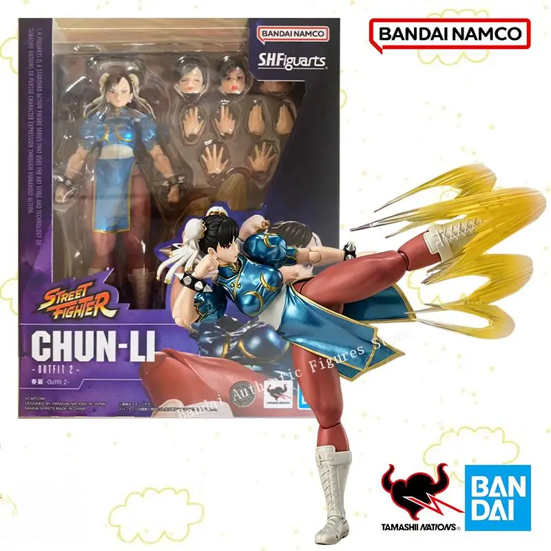 Genuine Bandai Original Package STREET FIGHTER  CHUN-LI OUTFIT 2 Anime Finished Model Toys Action Figure Collectible In shock