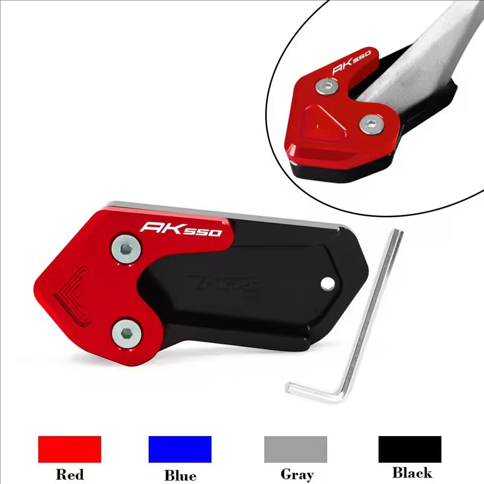 

2022 2021 2020 2019 2018 2017 Motorcycle Modified Side Stand Pad Enlarger & Kickstand Side Auxiliary For KYMCO AK550 AK 550