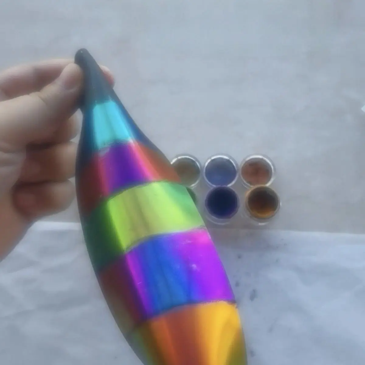 

Супер-переливающийся пигмент-хамелеон Hypershift/Supershift/Chromashift с эффектом смены цвета, порошковый пигмент