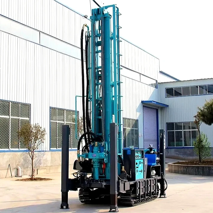 

Pneumatic Water Well Drilling Rig Crawler Water and Gas Dual-purpose Drilling Equipment Well Drilling Rig Exploration Drilling