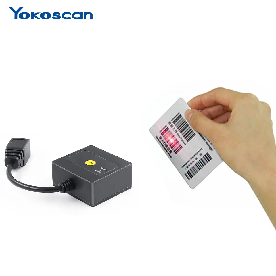 Escáner de código de barras Qr con cable USB de mano 1D 2D Escáner de código de barras con disponibilidad en stock