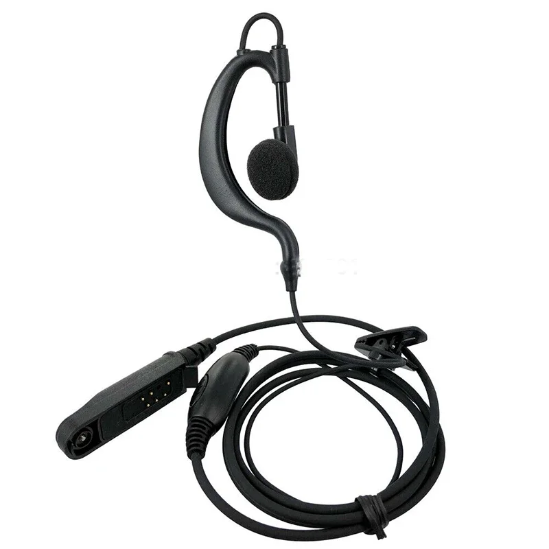 Baofeng UV-9R Plus Police Style PTT Mic Earhook Earphone Headset for UV-XR A-58 UVXR UV9R Plus GT-3WP UV-5S Radio Walkie Talkie