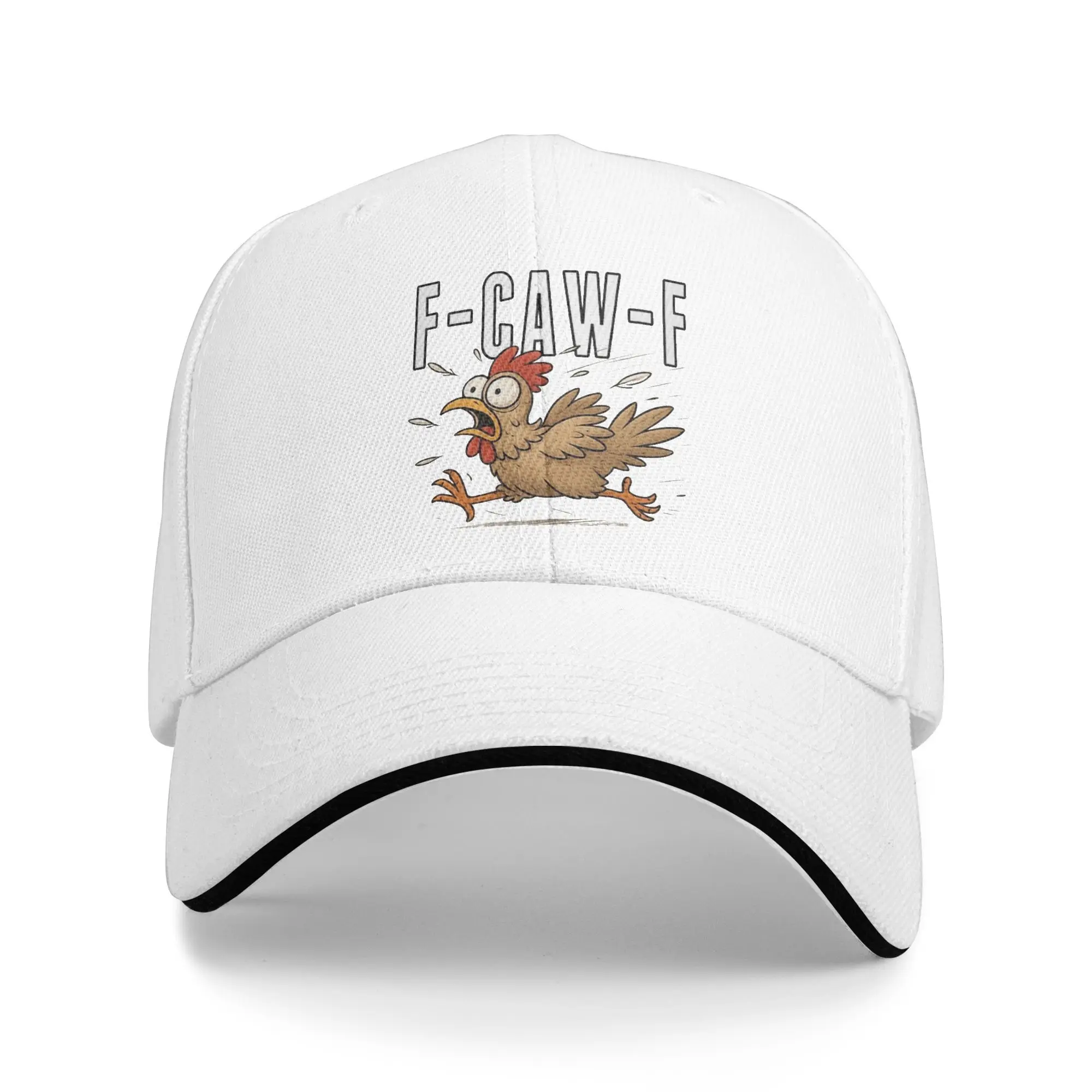 

New Baseball Caps Funny F-Caw-F Chicken FCAWF Wear For Men Women Trucker Hat Fashion Snapback Hat Adjustable Fit