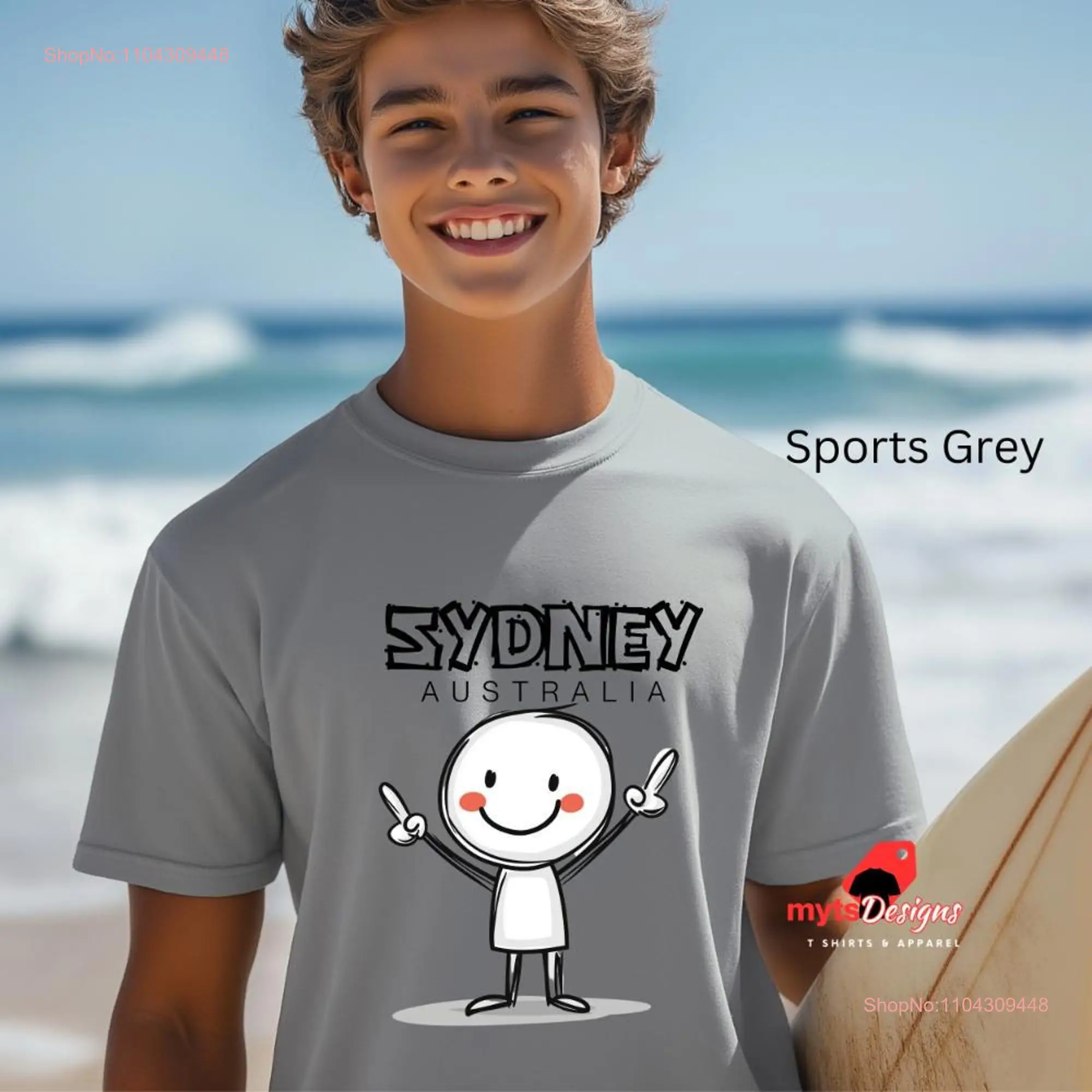 Футболка с австралийским столическим городом, дизайн «Маленький оз», сувенир, милый туристический Сидней, Мельбурн, Брисбен, Перт, Аделаида и т. д.