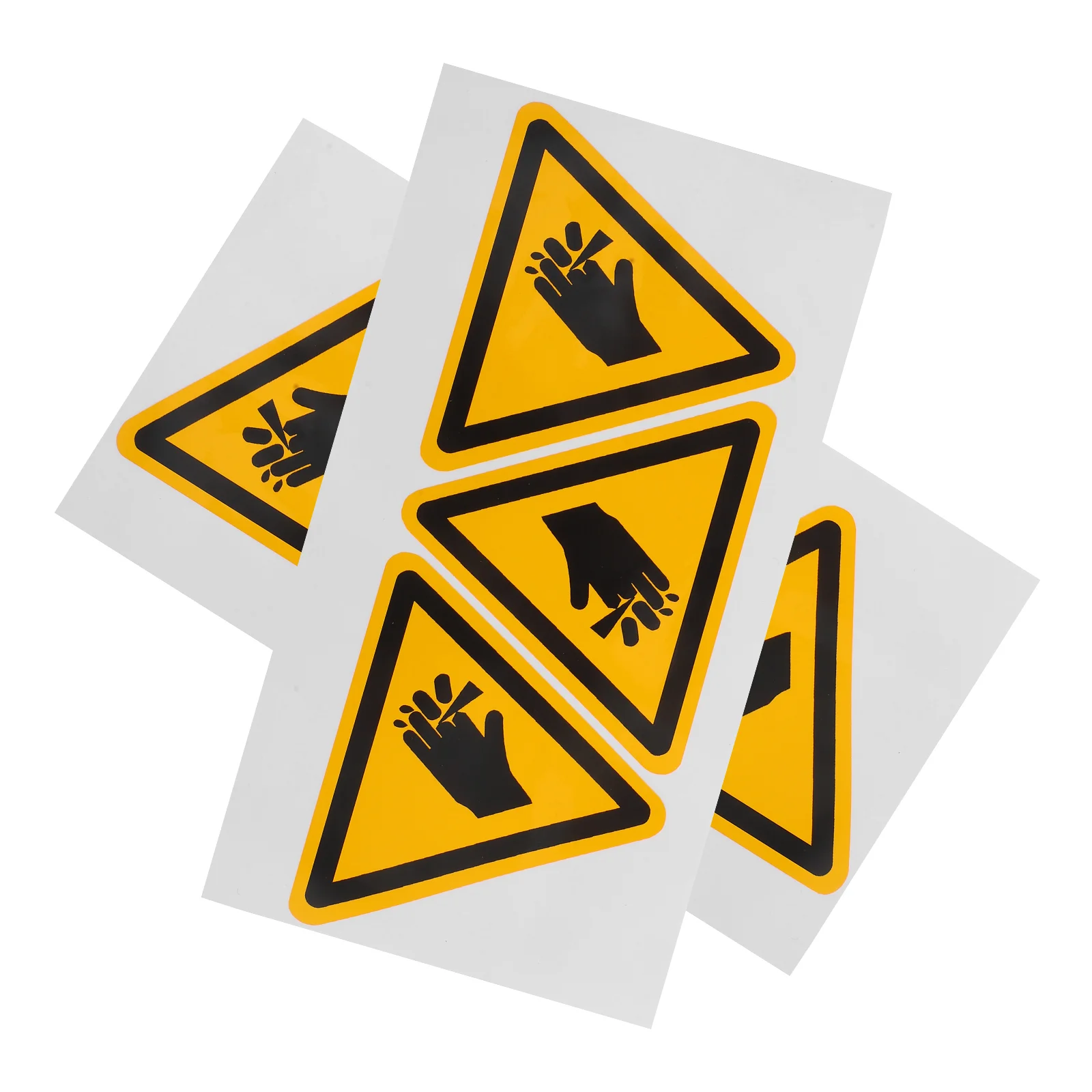 

6 Pcs Warning Label Electric Fence Safe Sign Supplies Stickers Pvc Self-adhesive Accessories