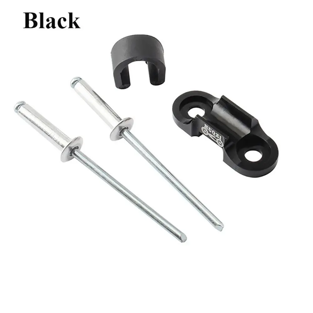 

1set Aluminum Accessories Brake Cable Set Tube Clip Guide Frame Buckle Fixed Clamp Conversion Trap Adapter