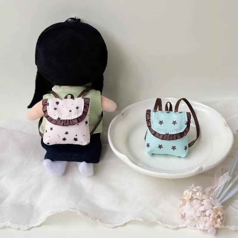 10-20cm Doll Backpack Model Mini Doll Dress Up Accessories Dollhouse DIY Decoration Pretend Play Toys